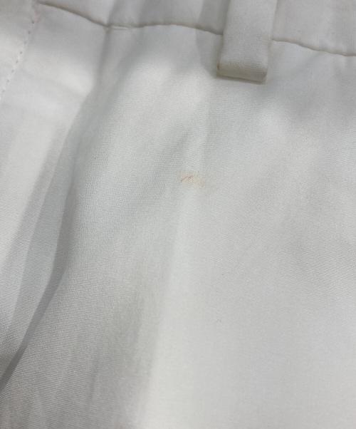 PRADA（プラダ）PRADA (プラダ) シルクサイドラインイージースラックス　UP0195 S221 ホワイト サイズ:48の古着・服飾アイテム