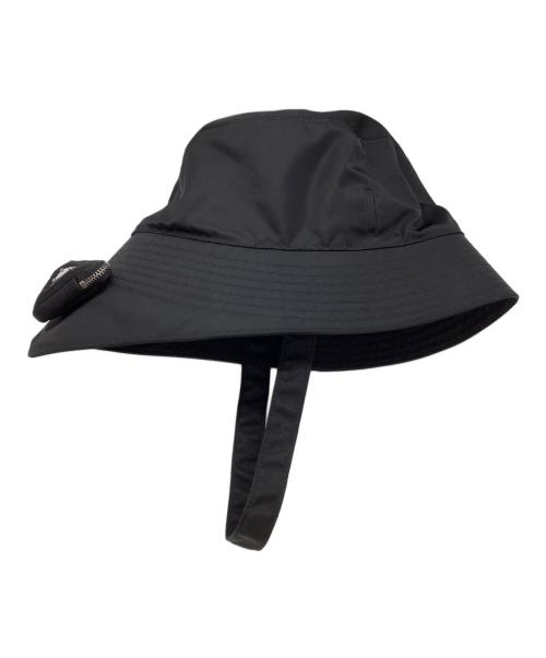 PRADA（プラダ）PRADA (プラダ) トライアングルロゴ Re-Nylon バケットハット ブラック サイズ:XLの古着・服飾アイテム