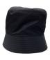 PRADA (プラダ) トライアングルロゴ Re-Nylon バケットハット ブラック サイズ:XL：35000円