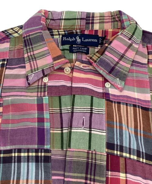 RALPH LAUREN（ラルフローレン）RALPH LAUREN (ラルフローレン) パッチワークシャツ マルチカラー サイズ:Mの古着・服飾アイテム