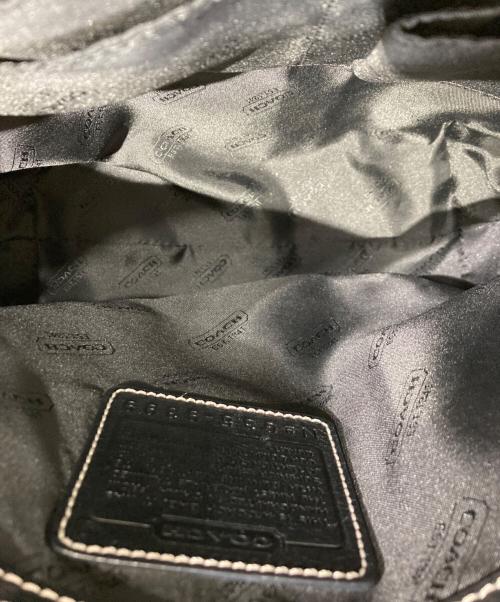 COACH（コーチ）COACH (コーチ) チェック柄ウールトートバッグ グレーの古着・服飾アイテム