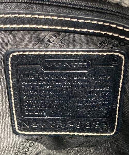 COACH（コーチ）COACH (コーチ) チェック柄ウールトートバッグ グレーの古着・服飾アイテム