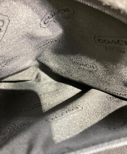 COACH（コーチ）COACH (コーチ) チェック柄ウールトートバッグ グレーの古着・服飾アイテム