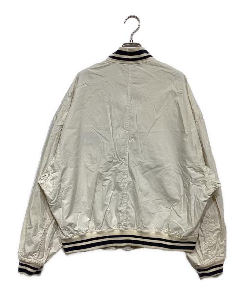 VERSACE Sport（ヴェルサーチ スポーツ）VERSACE Sport (ヴェルサーチ スポーツ) メデューサボタン ジップブルゾン アイボリー サイズ:52の古着・服飾アイテム