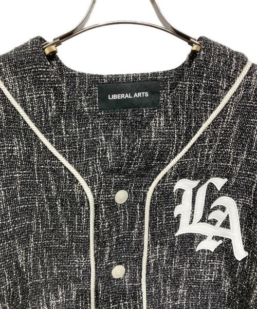 Liberal Arts（リベラルアート）Liberal Arts (リベラルアート) ベースボールシャツ ブラック サイズ:1の古着・服飾アイテム