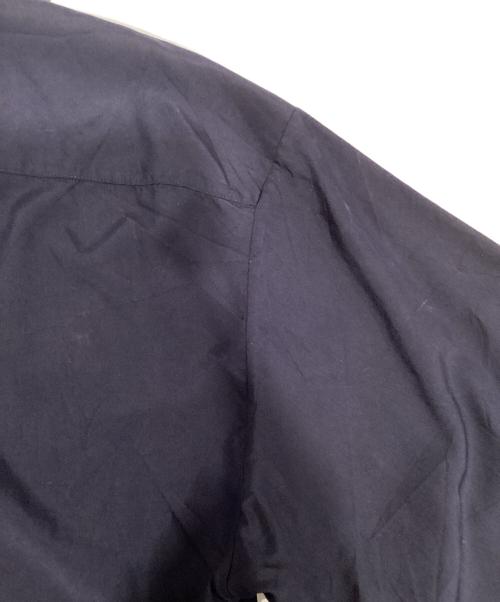 PRADA（プラダ）PRADA (プラダ) ジップシルクシャツ　SC540 S211 ネイビー サイズ:Mの古着・服飾アイテム