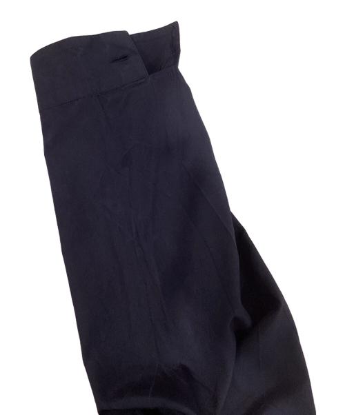 PRADA（プラダ）PRADA (プラダ) ジップシルクシャツ　SC540 S211 ネイビー サイズ:Mの古着・服飾アイテム