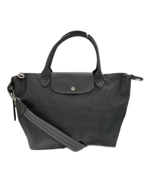 LONGCHAMP（ロンシャン）LONGCHAMP (ロンシャン) プリアージュ・ネオS グレーの古着・服飾アイテム