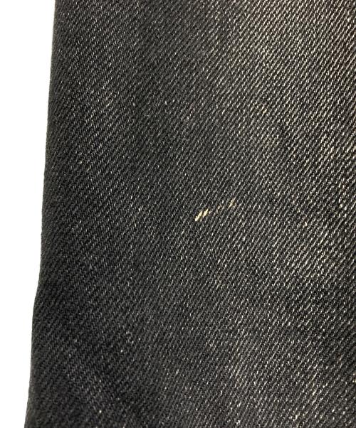 JOHN LAWRENCE SULLIVAN（ジョン ローレンス サリバン）JOHN LAWRENCE SULLIVAN (ジョン ローレンス サリバン) WASHED DENIM CUT OUT WIDE PANTS ブラック サイズ:Sの古着・服飾アイテム