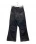 JOHN LAWRENCE SULLIVAN (ジョン ローレンス サリバン) WASHED DENIM CUT OUT WIDE PANTS ブラック サイズ:S：16000円