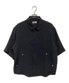 CONZ（コンズ）の古着「PANEL OVER ZIP SS SHIRT」｜ブラック