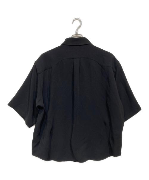 CONZ（コンズ）CONZ (コンズ) PANEL OVER ZIP SS SHIRT ブラック サイズ:2の古着・服飾アイテム