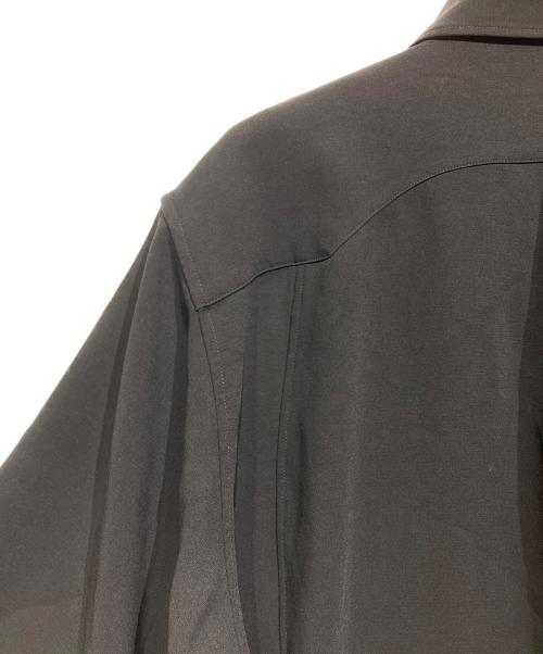 CONZ（コンズ）CONZ (コンズ) PANEL OVER ZIP SS SHIRT ブラック サイズ:2の古着・服飾アイテム