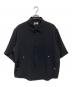 CONZ（コンズ）の古着「PANEL OVER ZIP SS SHIRT」｜ブラック