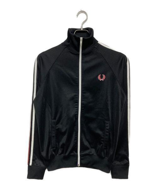 FRED PERRY（フレッドペリー）FRED PERRY (フレッドペリー) 刺繍トラックジャケット ブラック サイズ:36の古着・服飾アイテム