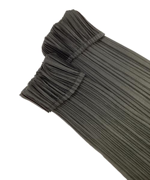 PLEATS PLEASE（プリーツプリーズ）PLEATS PLEASE (プリーツプリーズ) プリーツカーディガン ダークグリーン サイズ:4の古着・服飾アイテム