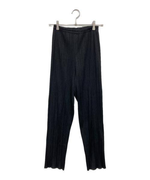 PLEATS PLEASE（プリーツプリーズ）PLEATS PLEASE (プリーツプリーズ) プリーツパンツ ブラック サイズ:3の古着・服飾アイテム