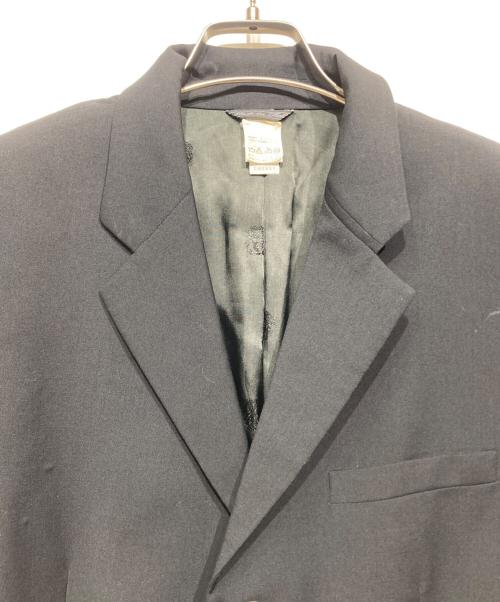GIANNI VERSACE（ジャンニ・ヴェルサーチ）GIANNI VERSACE (ジャンニ・ヴェルサーチ) テーラードジャケット ブラック サイズ:Mの古着・服飾アイテム