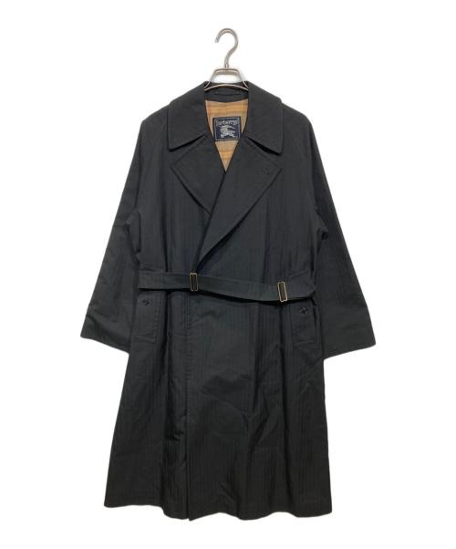 Burberry's（バーバリーズ）Burberry's (バーバリーズ) ヘリンボーン タイロッケンコート ブラック サイズ:MAの古着・服飾アイテム