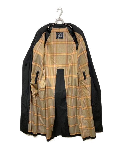 Burberry's（バーバリーズ）Burberry's (バーバリーズ) ヘリンボーン タイロッケンコート ブラック サイズ:MAの古着・服飾アイテム