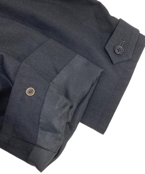 Burberry's（バーバリーズ）Burberry's (バーバリーズ) ヘリンボーン タイロッケンコート ブラック サイズ:MAの古着・服飾アイテム