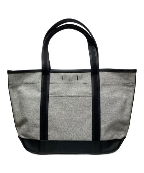 PORTER GIRL（ポーターガール）PORTER GIRL (ポーターガール) BOYFRIEND TOTE CHAMBRAY TOTE BAG(M) グレー×ブラック サイズ:Mの古着・服飾アイテム