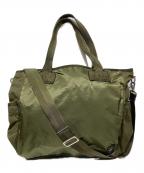 PORTERポーター）の古着「FRAME 2WAY TOTE BAG」｜オリーブ