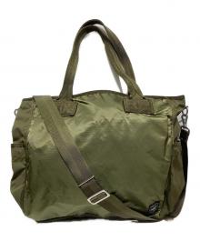 PORTER（ポーター）の古着「FRAME 2WAY TOTE BAG」｜オリーブ