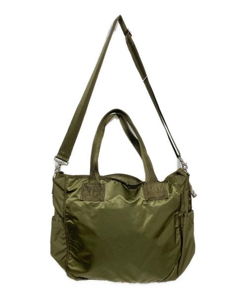 PORTER（ポーター）PORTER (ポーター) FRAME 2WAY TOTE BAG オリーブの古着・服飾アイテム