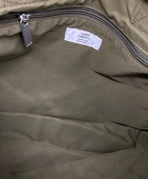 PORTER（ポーター）PORTER (ポーター) FRAME 2WAY TOTE BAG オリーブの古着・服飾アイテム