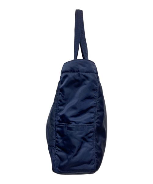 PORTER（ポーター）PORTER (ポーター) CREAM TOTE BAG（クリーム トート バッグ） ネイビー×ブルーの古着・服飾アイテム