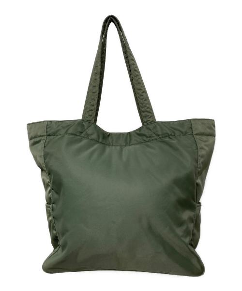 PORTER（ポーター）PORTER (ポーター) CREAM  TOTE BAG（クリーム トート バック） オリーブの古着・服飾アイテム