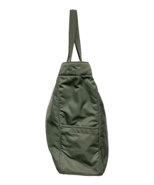 PORTER（ポーター）PORTER (ポーター) CREAM  TOTE BAG（クリーム トート バック） オリーブの古着・服飾アイテム