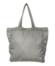 PORTER（ポーター）の古着「CREAM TOTE BAG（クリーム トート バック）」｜グレー