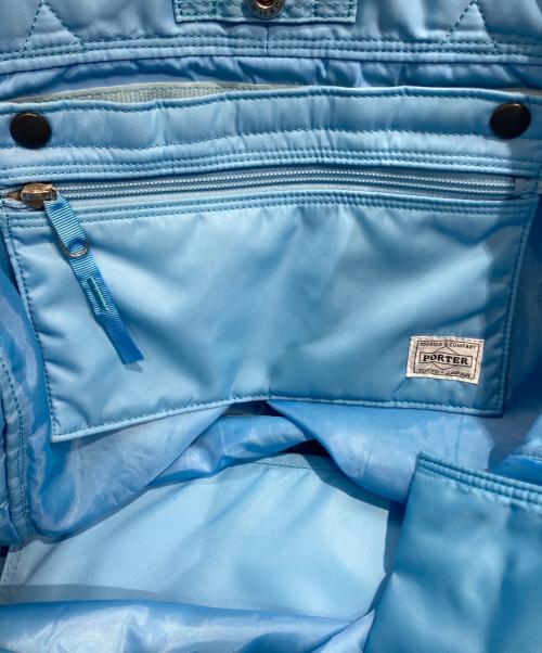 PORTER（ポーター）PORTER (ポーター) CREAM TOTE BAG（クリーム トート バック） グレーの古着・服飾アイテム