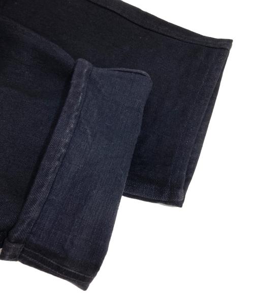 COMOLI（コモリ）COMOLI (コモリ) ブラックデニム テーパードパンツ ブラック サイズ:2の古着・服飾アイテム