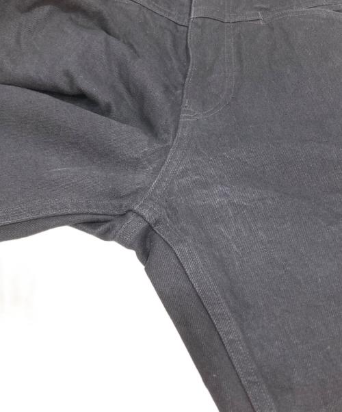COMOLI（コモリ）COMOLI (コモリ) ブラックデニム テーパードパンツ ブラック サイズ:2の古着・服飾アイテム