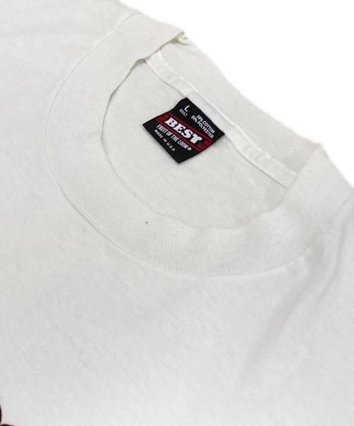 FRUIT OF THE LOOM（フルーツオブザルーム）FRUIT OF THE LOOM (フルーツオブザルーム) プリントTシャツ ホワイト サイズ:Lの古着・服飾アイテム