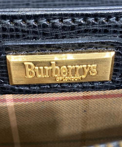 Burberry's（バーバリーズ）Burberry's (バーバリーズ) セカンドバッグ クラッチバッグ ブラックの古着・服飾アイテム