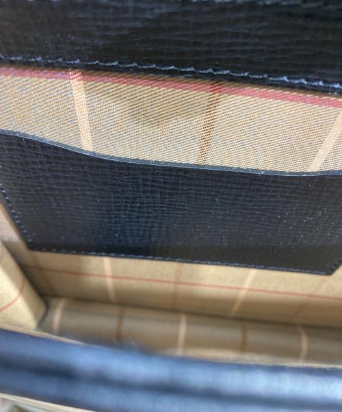 Burberry's（バーバリーズ）Burberry's (バーバリーズ) セカンドバッグ クラッチバッグ ブラックの古着・服飾アイテム