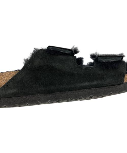 BIRKENSTOCK（ビルケンシュトック）BIRKENSTOCK (ビルケンシュトック) Arizona Shearling（アリゾナ シアリング） ブラック サイズ:24.5の古着・服飾アイテム