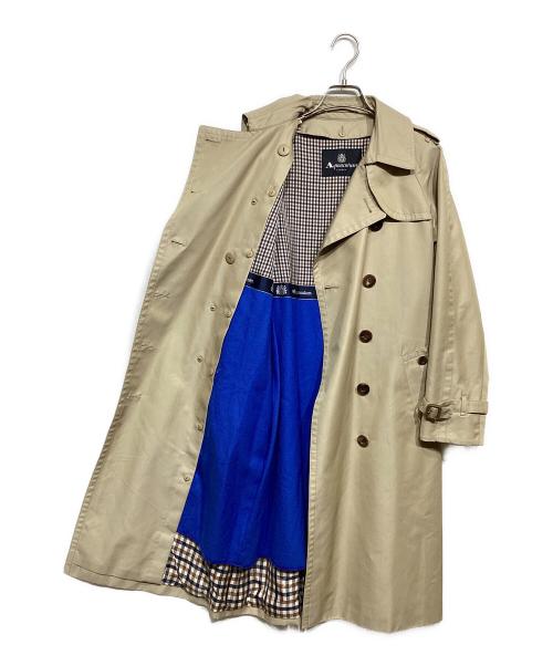 Aquascutum（アクアスキュータム）Aquascutum (アクアスキュータム) ライナー付きトレンチコート ベージュ サイズ:8の古着・服飾アイテム