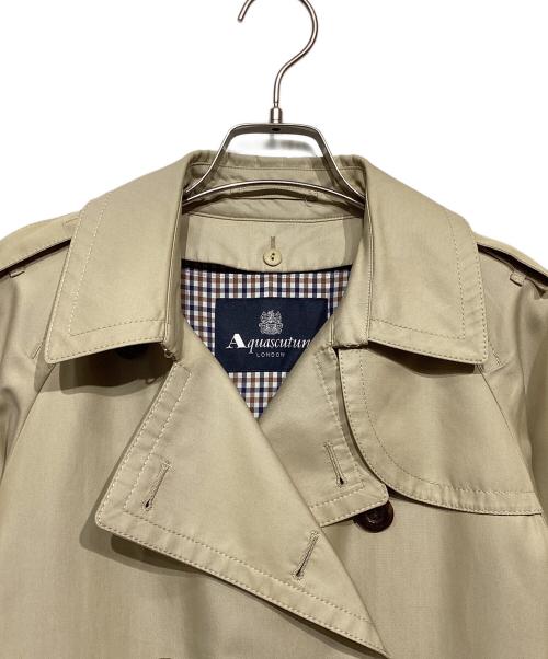Aquascutum（アクアスキュータム）Aquascutum (アクアスキュータム) ライナー付きトレンチコート ベージュ サイズ:8の古着・服飾アイテム