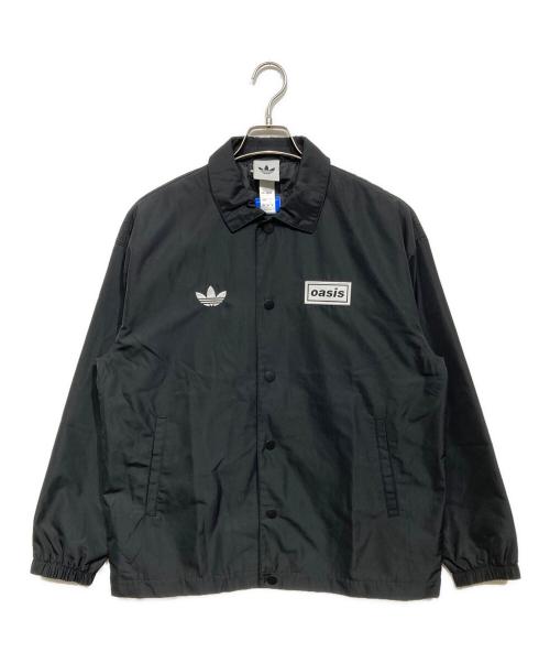 adidas Originals（アディダスオリジナル）adidas originals (アディダスオリジナル) oasis (オアシス) ツアー コーチ ジャケット ブラック サイズ:M 未使用品の古着・服飾アイテム