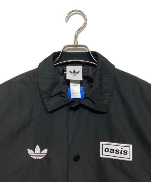 adidas Originals（アディダスオリジナル）adidas originals (アディダスオリジナル) oasis (オアシス) ツアー コーチ ジャケット ブラック サイズ:M 未使用品の古着・服飾アイテム