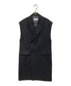 LOEFFロエフ）の古着「ロングジレ」｜ブラック