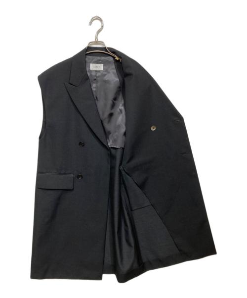 LOEFF（ロエフ）LOEFF (ロエフ) ロングジレ ブラックの古着・服飾アイテム