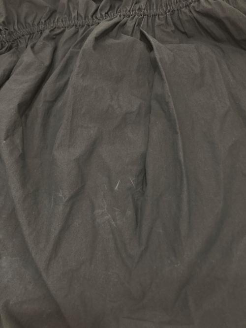 ENFOLD（エンフォルド）ENFOLD (エンフォルド) Washedタイプライター五分袖ギャザーブラウス ブラック サイズ:38の古着・服飾アイテム