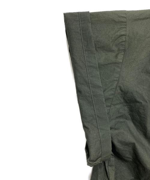 MM6 Maison Margiela（エムエムシックスメゾンマルジェラ）MM6 Maison Margiela (エムエムシックスメゾンマルジェラ) オーバーサイズ バックギャザー シャツ グリーン サイズ:38の古着・服飾アイテム