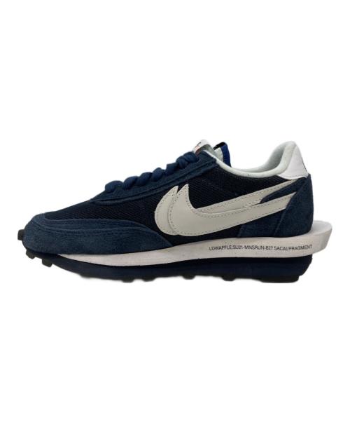 NIKE（ナイキ）NIKE (ナイキ) FRAGMENT DESIGN (フラグメントデザイン) sacai (サカイ) LD Waffle（LD ワッフル） ネイビー サイズ:24の古着・服飾アイテム